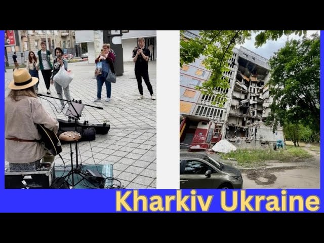 Busking in Kharkiv Ukraine - under constant threat