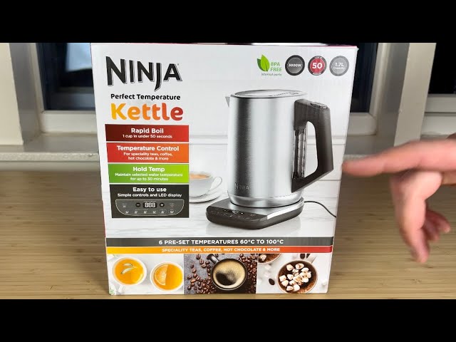 NINJA Perfect Temperature Kettle UNBOXING & FIRST USE