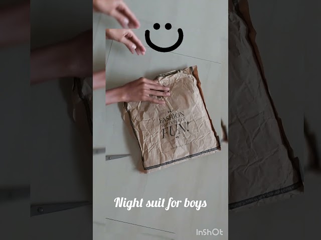 myntra night suit for boys #myntra #unboxing #nightsuit #viral #ytshorts # boys #trending