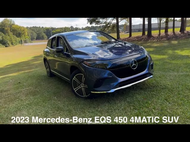 2023 Mercedes Benz EQS 450 4MATIC SUV Review - Luxury Meets Electric Power