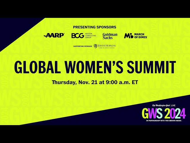 WATCH LIVE: Global Women's Summit