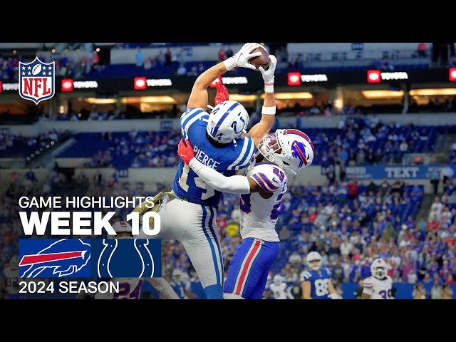 Buffalo Bills vs. Indianapolis Colts Game Highlights | NFL 2024 Season Week 10