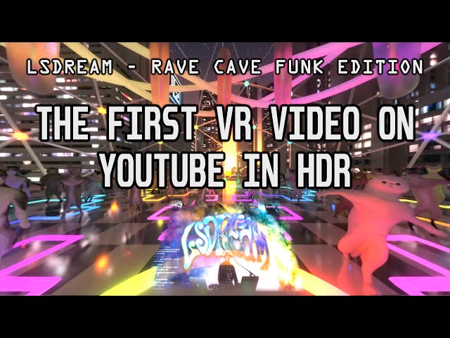 [4K #HDR 360/VR] VR DANCING CAT RAVE - LSDREAM - Rave Cave Funk Edition