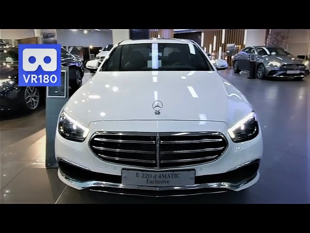 3D 180VR 4K Benz E 220D 4Matic Exclusive 😍😍 VR Dream Car