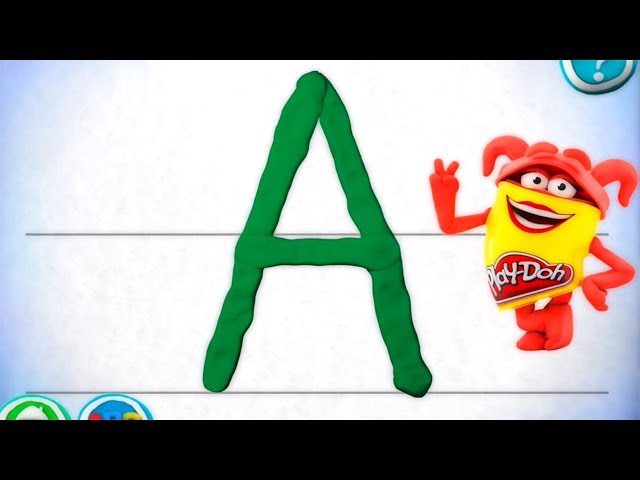 Play doh DIY How to Make Alphabet Letters with Gertit