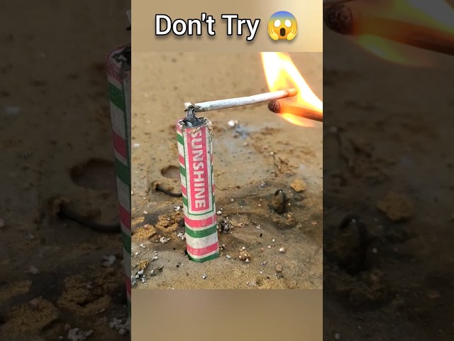 Bijli Bomb Amazing Cracker experiment 😱| Diwali cracker testing 2024😜 #shorts