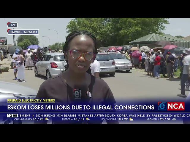 Eskom loses millions due to illegal connections