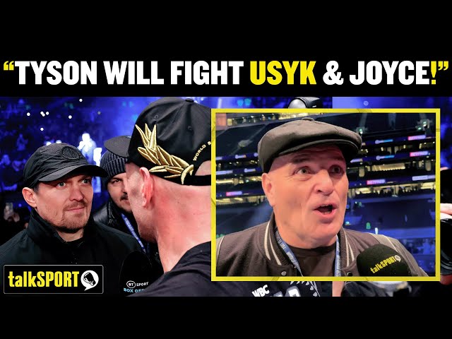 "TYSON WILL FIGHT THEM ALL!" 👀 John Fury says son Tyson Fury will fight Oleksander Usyk & Joyce! 🔥