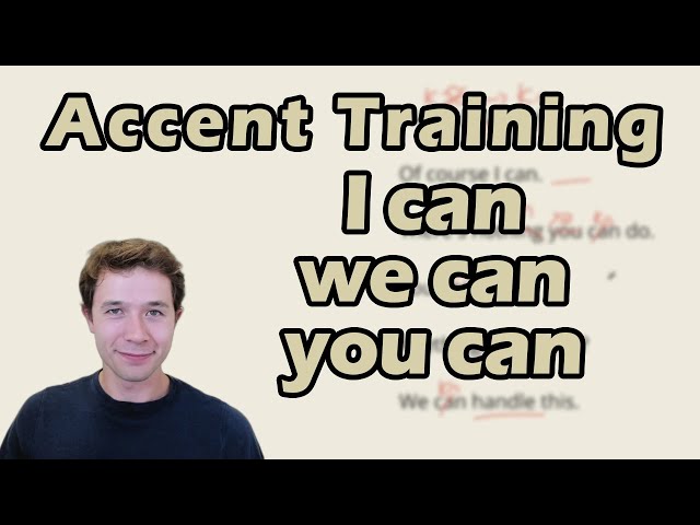 American English Pronunciation | Practice Common Sentences with "Can"