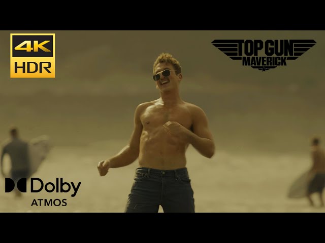 Top Gun: Maverick | 4K HDR IMAX | Beach Football Scene - Dolby Atmos