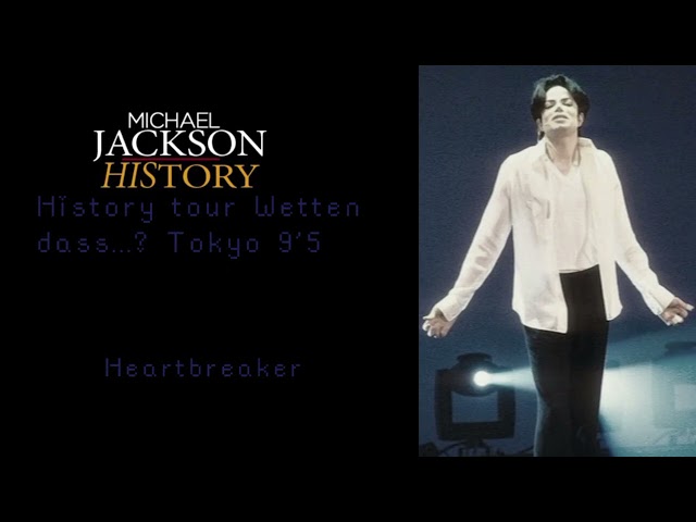 Wetten dass november 4 12 1995 Michael jackson - Heartbreaker