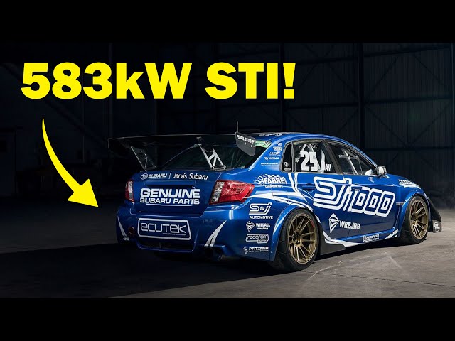 The Story of a Legend | S&J Automotive's SJ1000 583kw Subaru WRX STI