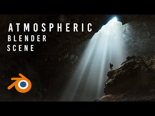 How to Create an Atmospheric Scene using BLENDER 4.0 + Compositing tutorial.