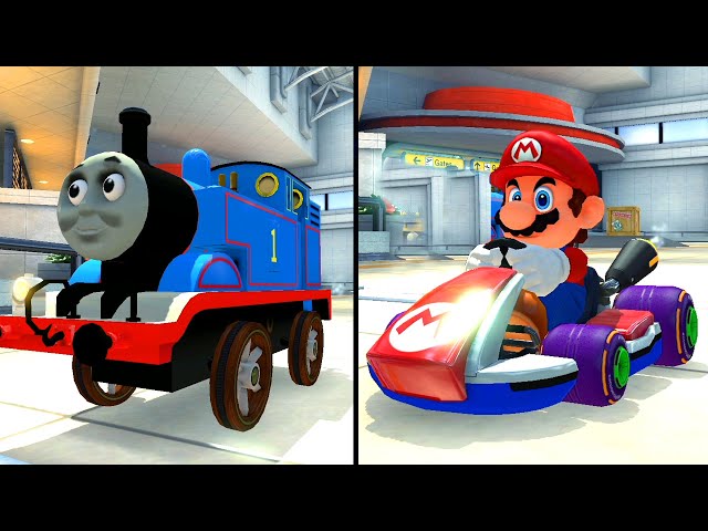 Mario Kart 8 Deluxe - Thomas the Tank Engine Vs Mario in Star Cup (2Player)