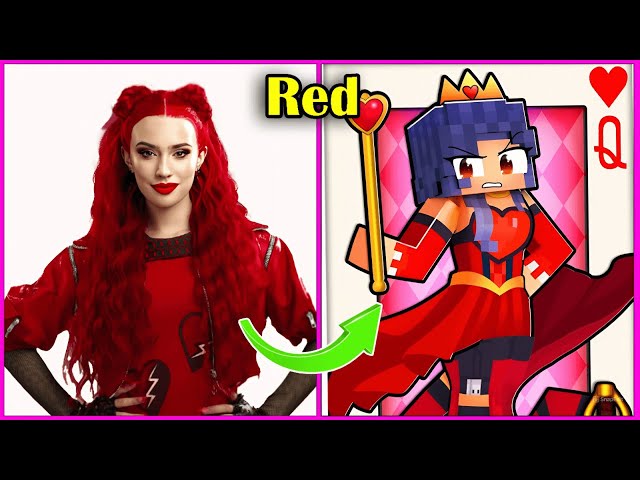 WARNING DESCENDANTS Fans This Minecraft Version of RED CHARACTER Will Blow Your Mind!