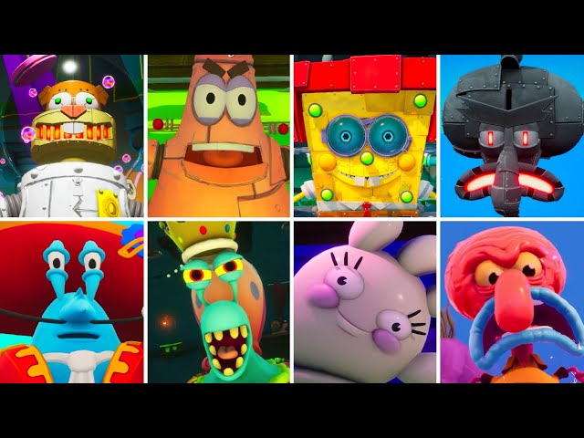 SpongeBob: The Cosmic Shake + Bikini Bottom Reyhdrated - All Bosses