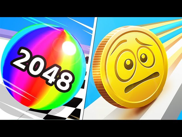 Ball Run 2048 | Coin Rush - All Level Gameplay Android,iOS