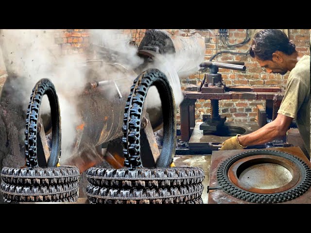 New Technology! Amazing Manufacturing Process of Tires in Local Factory