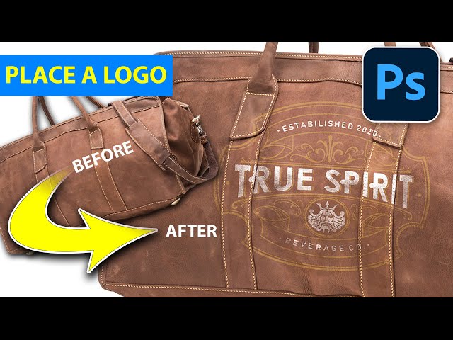 Place a logo on an object in Photoshop