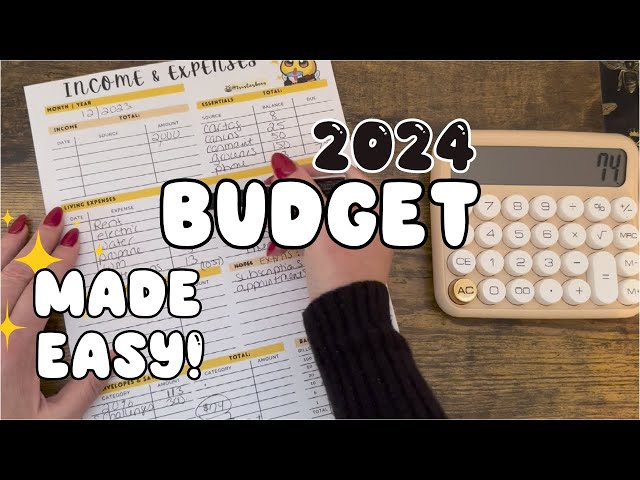 Beginner's Guide To Budgeting | Step By Step Tutorial! 2024 Setup For You!