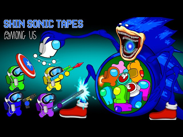 Among Us Vs SHIN SONIC TAPES pregnant belly | Peanut Among Us Animation