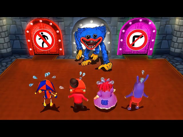 Mario Party 9 Minigames - Pomni Vs Caine Vs Ragatha Vs Jax | Who Will Win?