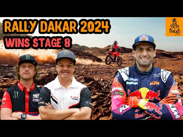 Stage 8 Results Dakar Rally 2024 - Bike. Kevin Benavides Wins Stage 8