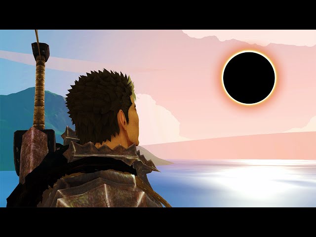 When Guts witnesses a solar eclipse