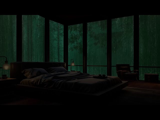 Cozy Cabin Retreat: Relaxing Rain Sounds for Sleep in a Serene Rainforest 🌧️🏡 12 Hours