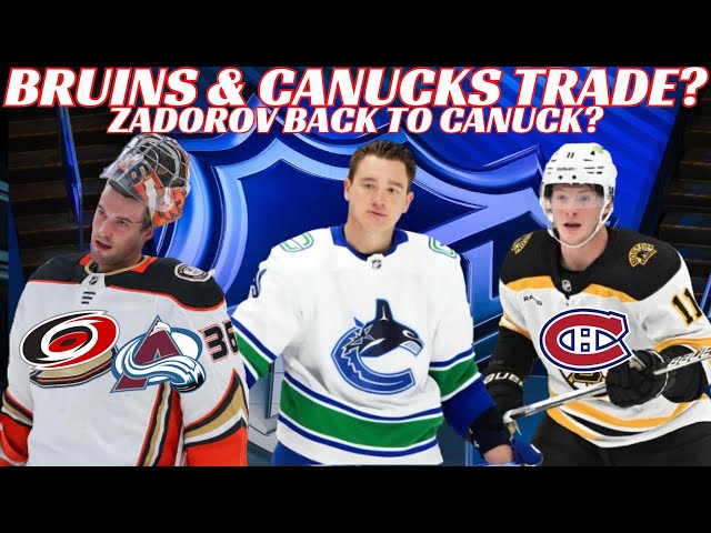 NHL Trade Rumours - Huge Canucks & Bruins Trade? Bruins & Habs Trade? Ovi & Andersen Injury Updates