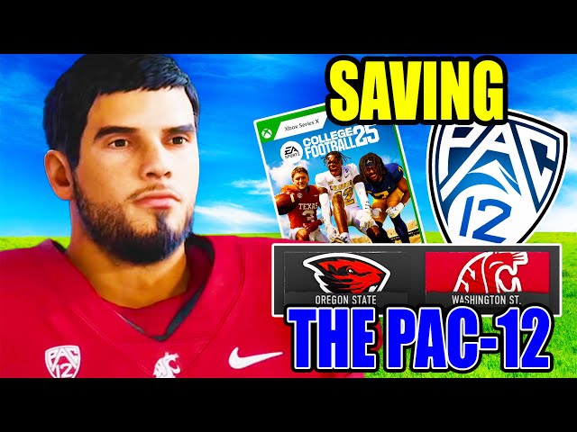 I SAVED The PAC-12 in College Football 25.