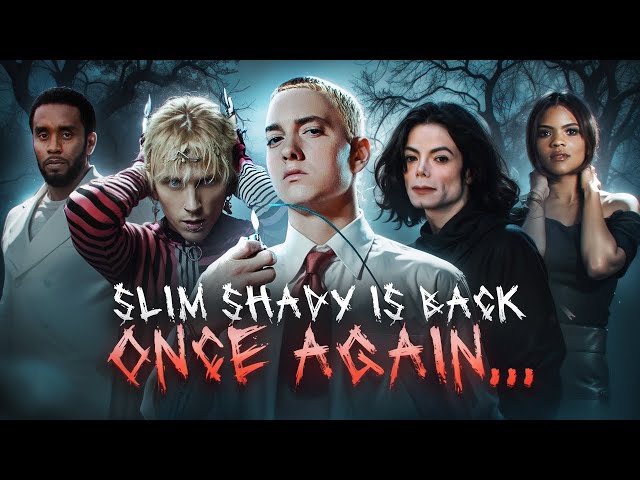 Eminem DESTROYED these Celebrities in "The Death Of Slim Shady" Album