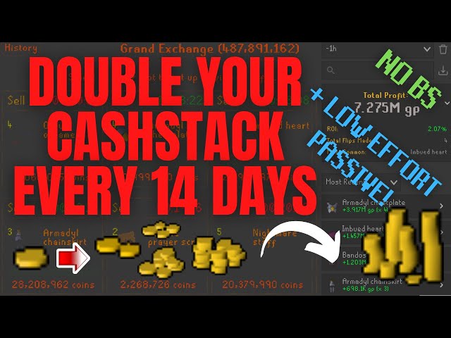 Double Your Cash Stack Every 14 Days - Flipping Old School RuneScape