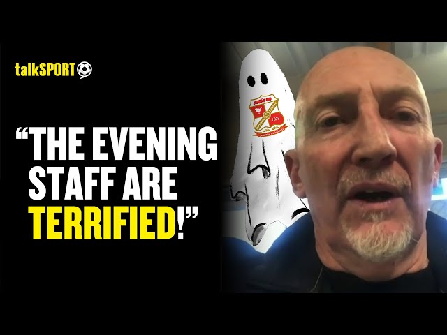 "CCTV Of A White Apparition Smashing A Wall!" Ian Holloway Shows Swindon's 'HAUNTED' Training Ground