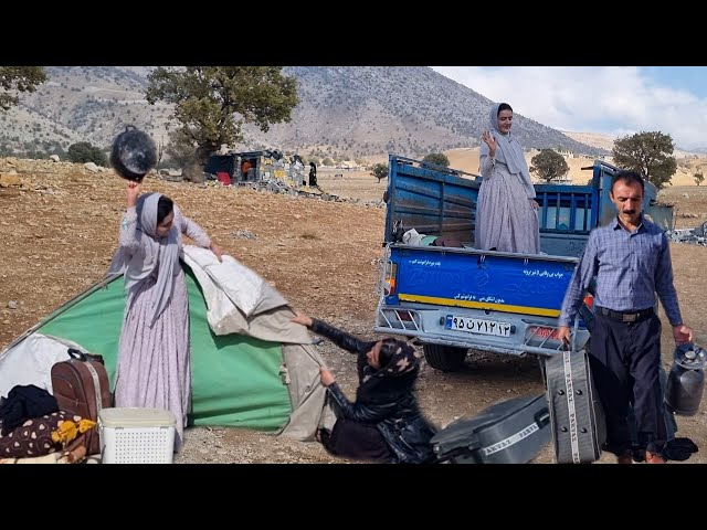 Throwing out Zainab with her belongings by Zahra and Amir helping her