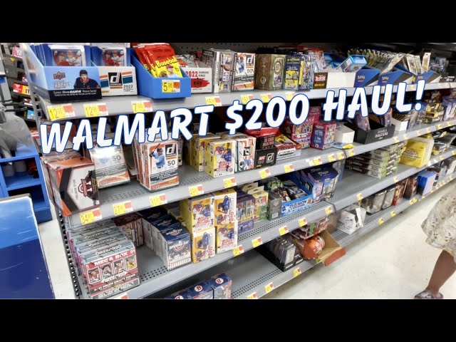 I BOUGHT $200 WORTH OF BASEBALL CARDS AT WALMART!  (July 2022)