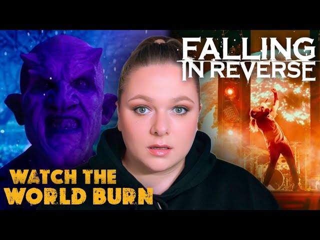 THIS IS INSANE!! | Falling In Reverse - "Watch The World Burn" + LIVE | REACTION