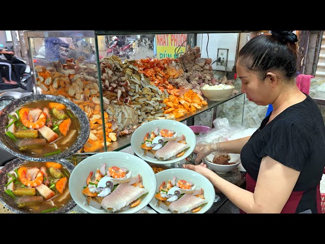 Amazing Super Delicious! Vermicelli Fish Sauce & Crab Soup Cake | Vietnam Street Food