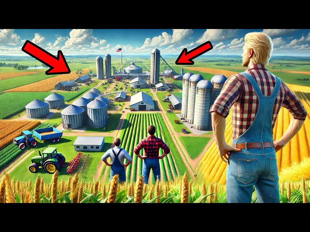 MEGA FARM on FLAT MAP 🚜 Farming Simulator 22