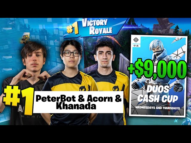 How PeterBot, Khanada & Acorn WON the 1ST Place Trio Cash Cup Finals ($9,000)