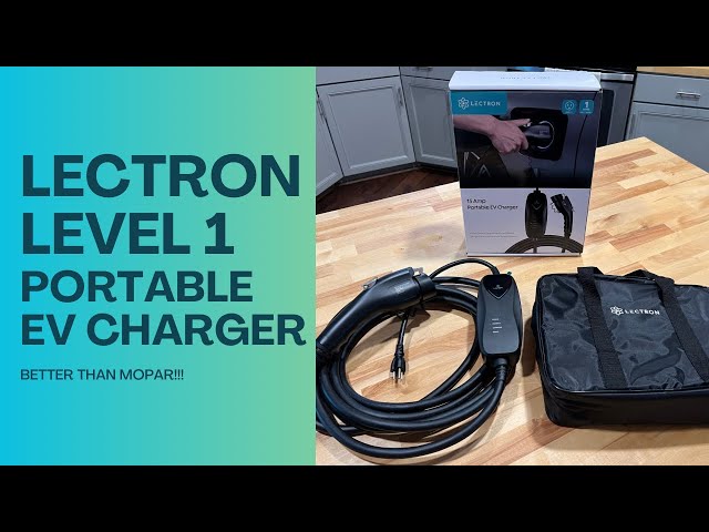 Lectron Level 1 Portable EV Charger - faster then the Mopar unit!