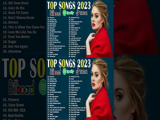 Top 40 Songs of 2022 2023 - Billboard Hot 100 This Week - Best Pop Music Playlist on Spotify 2023