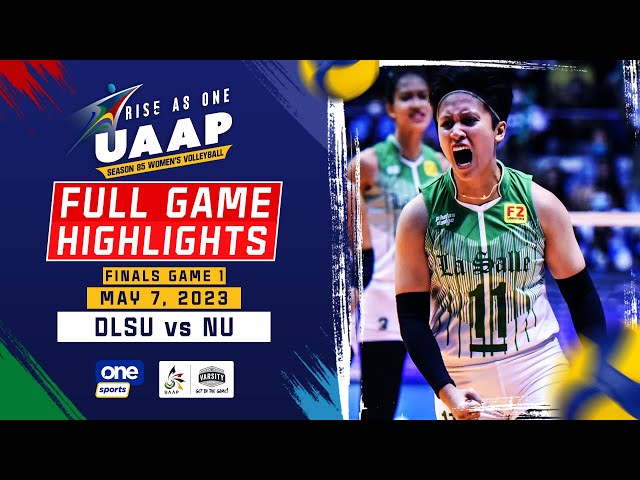 DLSU vs. NU G1 finals highlights | UAAP Season 85 Women's Volleyball - May 7, 2023