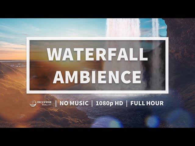 Waterfall Ambience for Studying, Coding, Chilling, ASMR, and Staying in the Flow