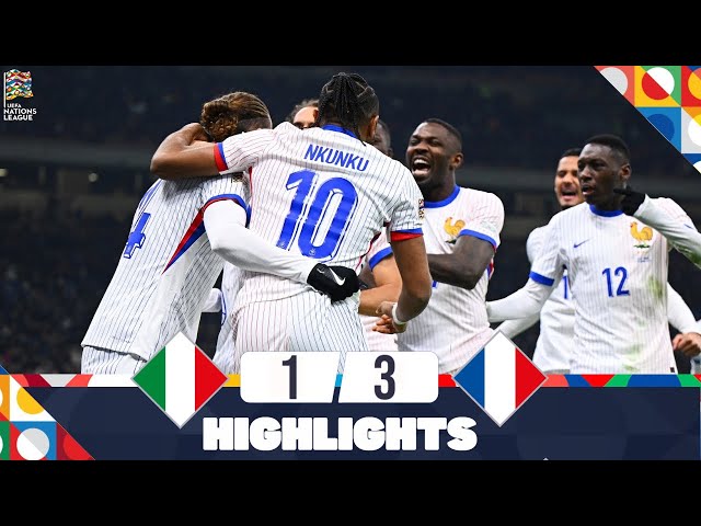 Italia Francia | 1-3 | Gli Highlights | UEFA Nations League 2024-25