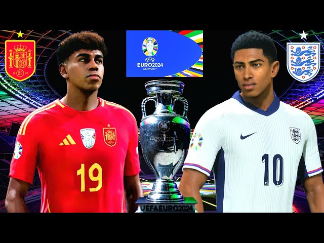 EA FC 24 - Spain vs England - Yamal Nico Bellingham Saka - UEFA Euro 2024 Final Match | PS5 | 4K HDR