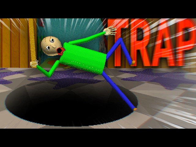 I TRAPPED Every Character IN Baldi's Basics (Modded Plus Challenge V0.7)