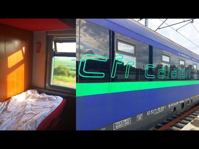 Train Bucharest - Istanbul Halkali in Empty CFR Sleeping Car