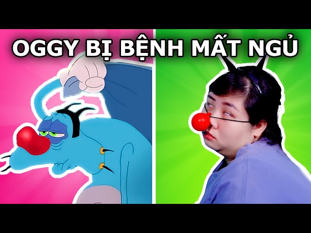 Oggy Mắc Chứng Bệnh Mất Ngủ | Bắt Chước Phim Hoạt Hình Oggy | Woa Parody Vietnam