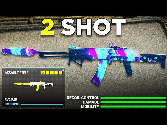 new *2 SHOT* SVA 545 CLASS is META in MW3! 👑 (Best SVA 545 Class Setup) - Modern Warfare 3 Warzone